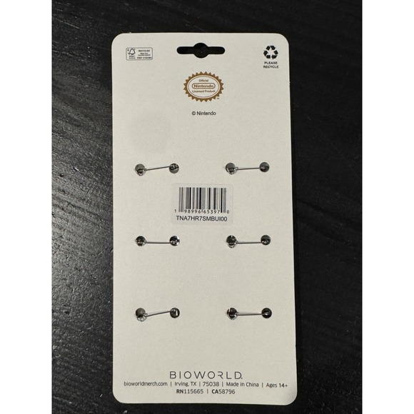 Nintendo Super Mario Galaxy Movie Bros Button Pin Set NEW Nintendo Rare Luigi - Picture 2 of 2